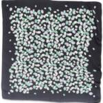 On 34th Layered Flower Bandana Scarf Women's One Size Black Multi