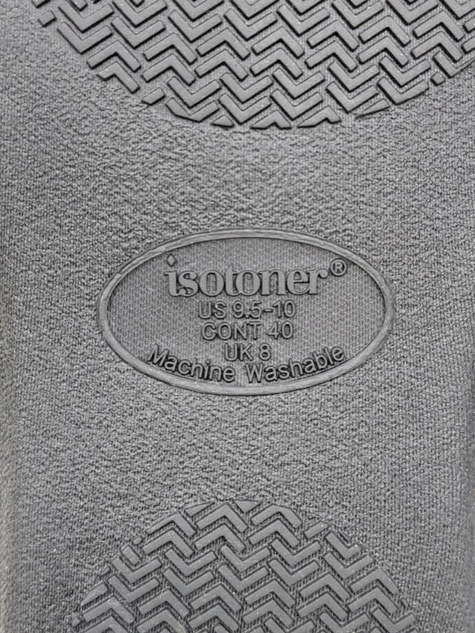 Isotoner Signature Jersey Nicole Memory Foam Slide Women's 9.5-10 Black