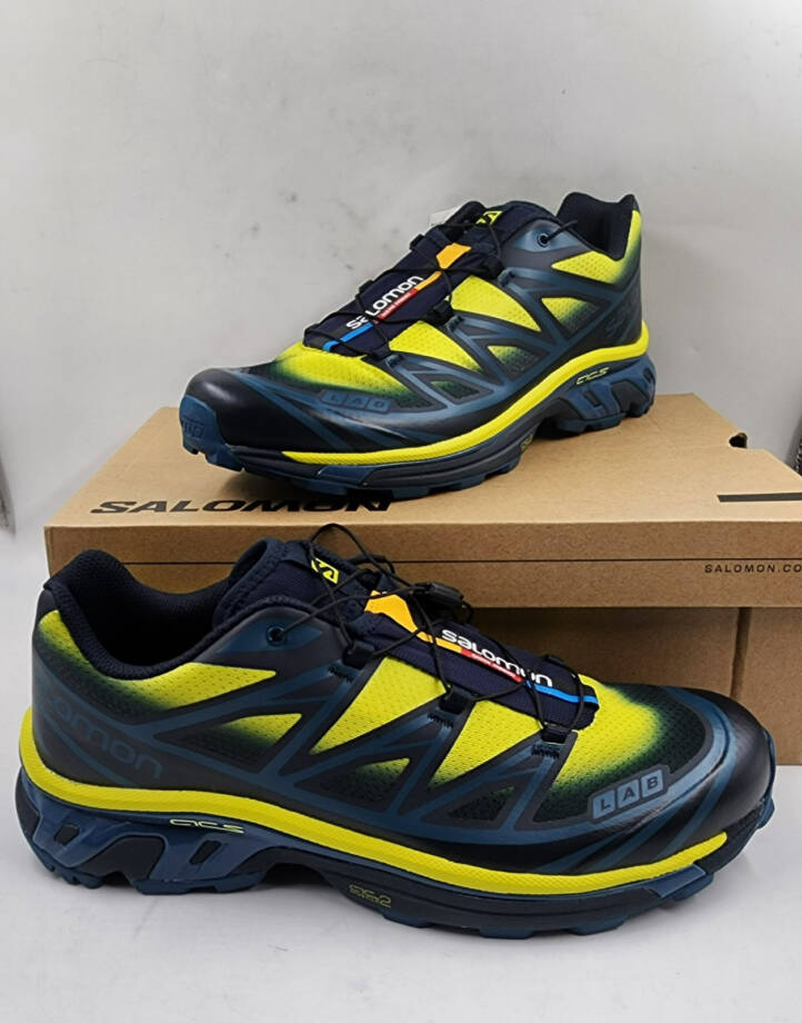 Salomon XT-6 Skyline Logo Low Top Sneakers Unisex 13W/12M Multicolored Lace Up