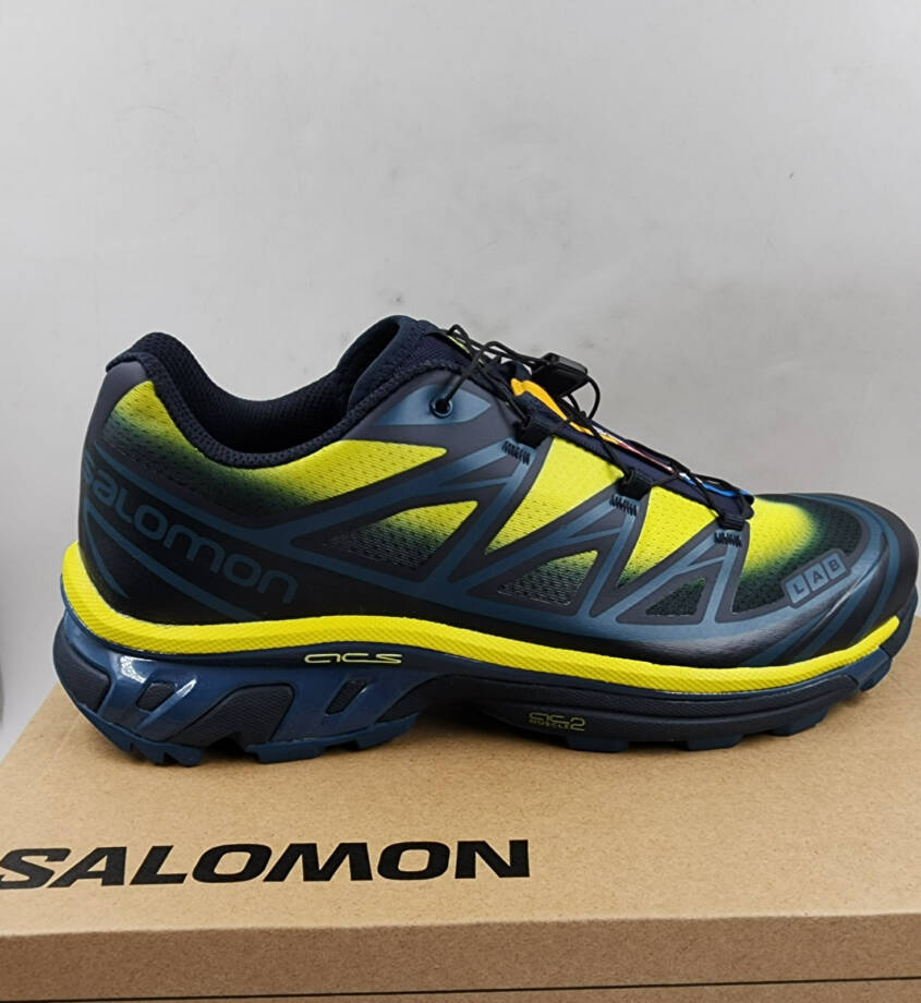 Salomon XT-6 Skyline Logo Low Top Sneakers Unisex 13W/12M Multicolored Lace Up