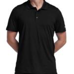 Reebok Short Sleeve Performance Training Polo Shirt Men's M Black Pullover