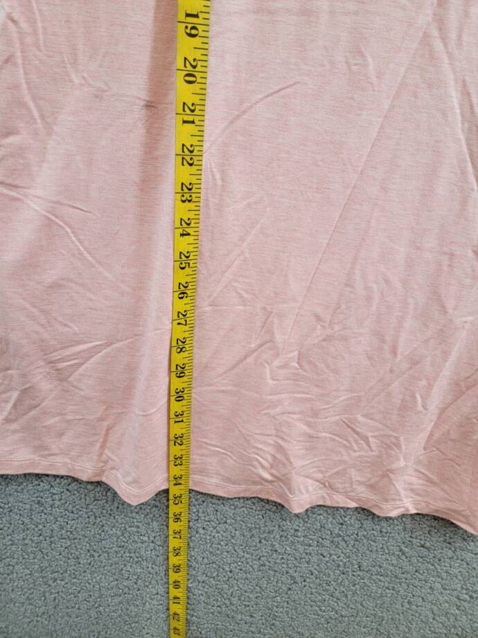 State of Day Fluid Knit Solid Tank Chemise Women's S Soft Blush Heather Pullover