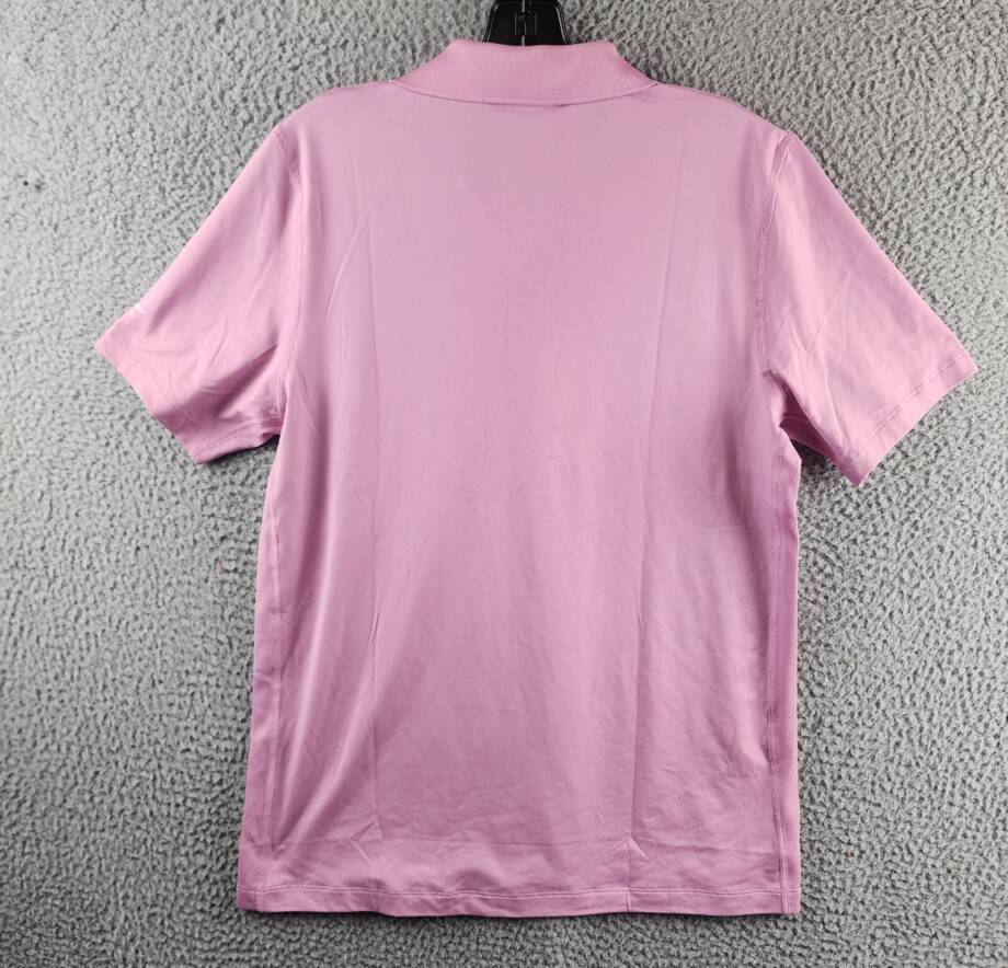 Reebok Short Sleeve Performance Training Polo Shirt Mens S Jasmine Pink Pullover