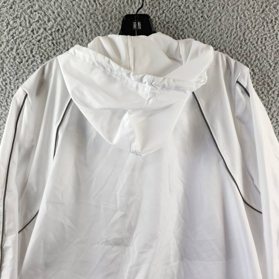 ID Ideology Plus Size Packable Zip-Front Hooded Jacket Women's 1X Bright White