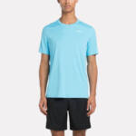 Reebok Left Chest Logo Crewneck Training Tech T-Shirt Men's M Bold Cyan S/S~