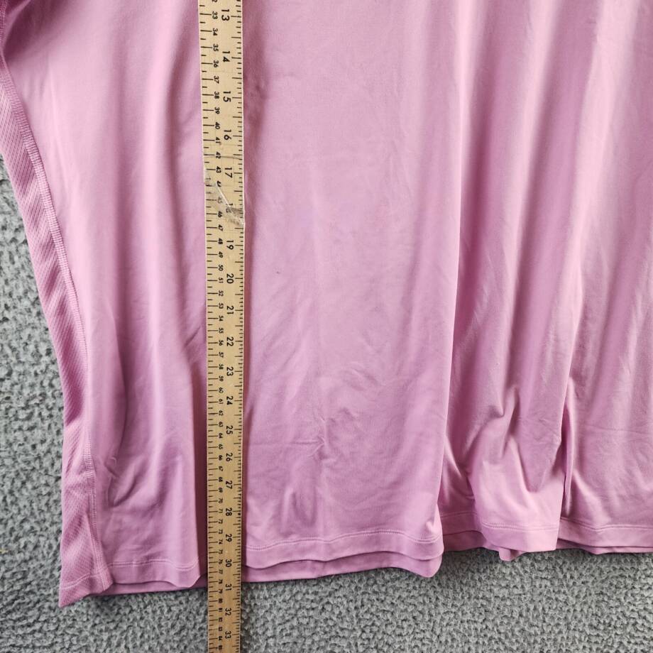Reebok Short Sleeve Performance Training Polo Shirt Men's 2XL Jasmine Pink