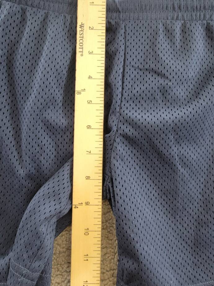Miles the Label Mesh Shorts Little Boys' 6Y Navy Logo Print Elastic Waist PullOn