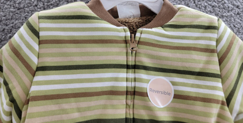 First Impressions Reversible Faux-Sherpa Striped Jacket Baby Boys 24Mos Fernwood