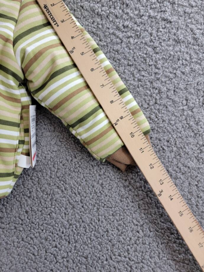 First Impressions Reversible Faux-Sherpa Striped Jacket Baby Boys 24Mos Fernwood