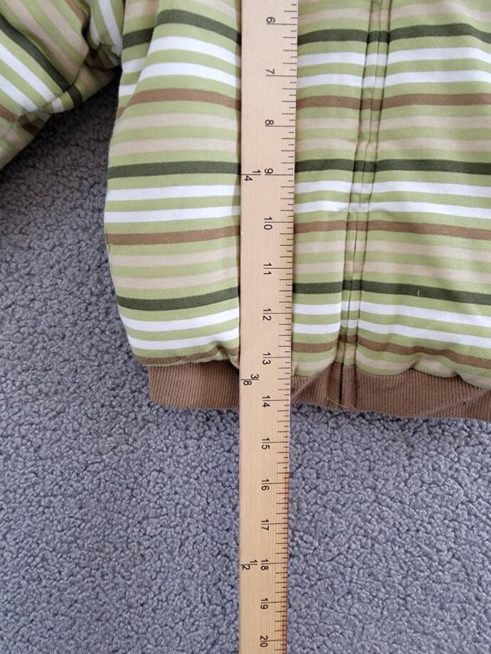 First Impressions Reversible Faux-Sherpa Striped Jacket Baby Boys 24Mos Fernwood