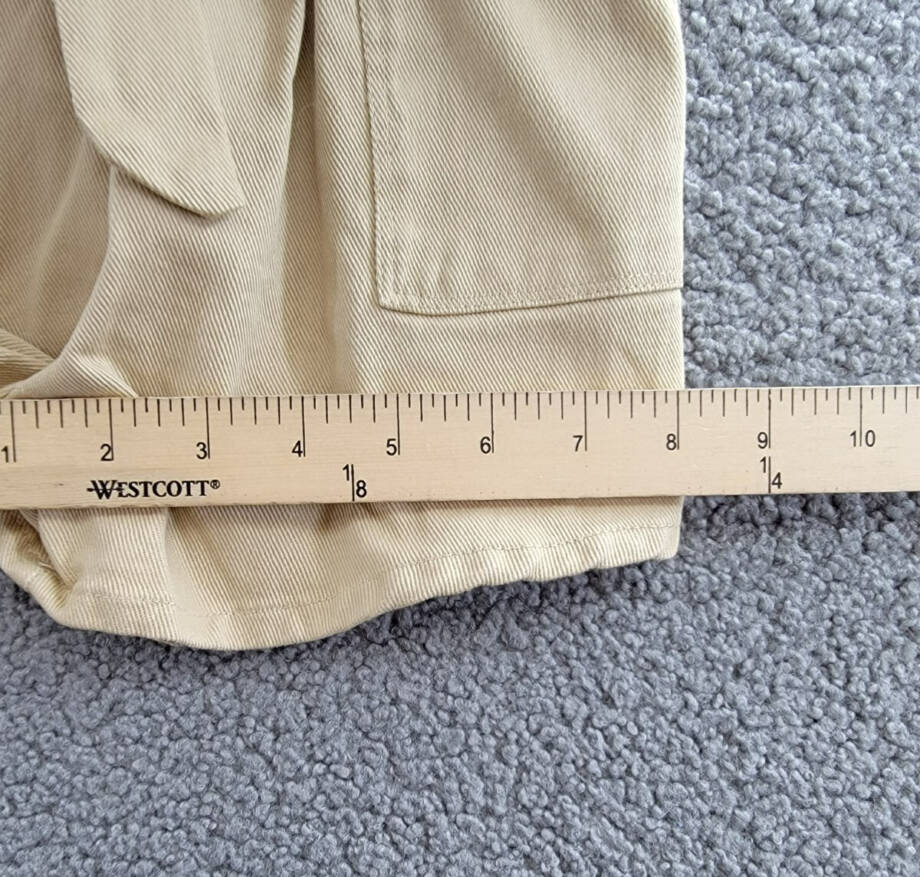 Grayson Threads Kids The Label Tie-Belt Twill Shorts Big Girls L (12-14) Beige