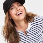 On 34th Classic Solid Baseball Hat Women's One Size Black Adjustable