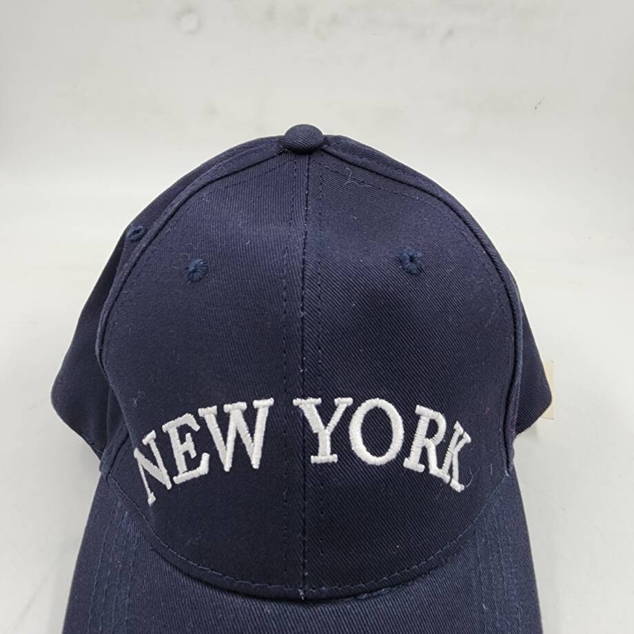 On 34th Conversational Baseball Cap Women's One Size Navy Embroidered