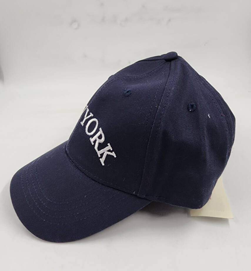 On 34th Conversational Baseball Cap Women's One Size Navy Embroidered