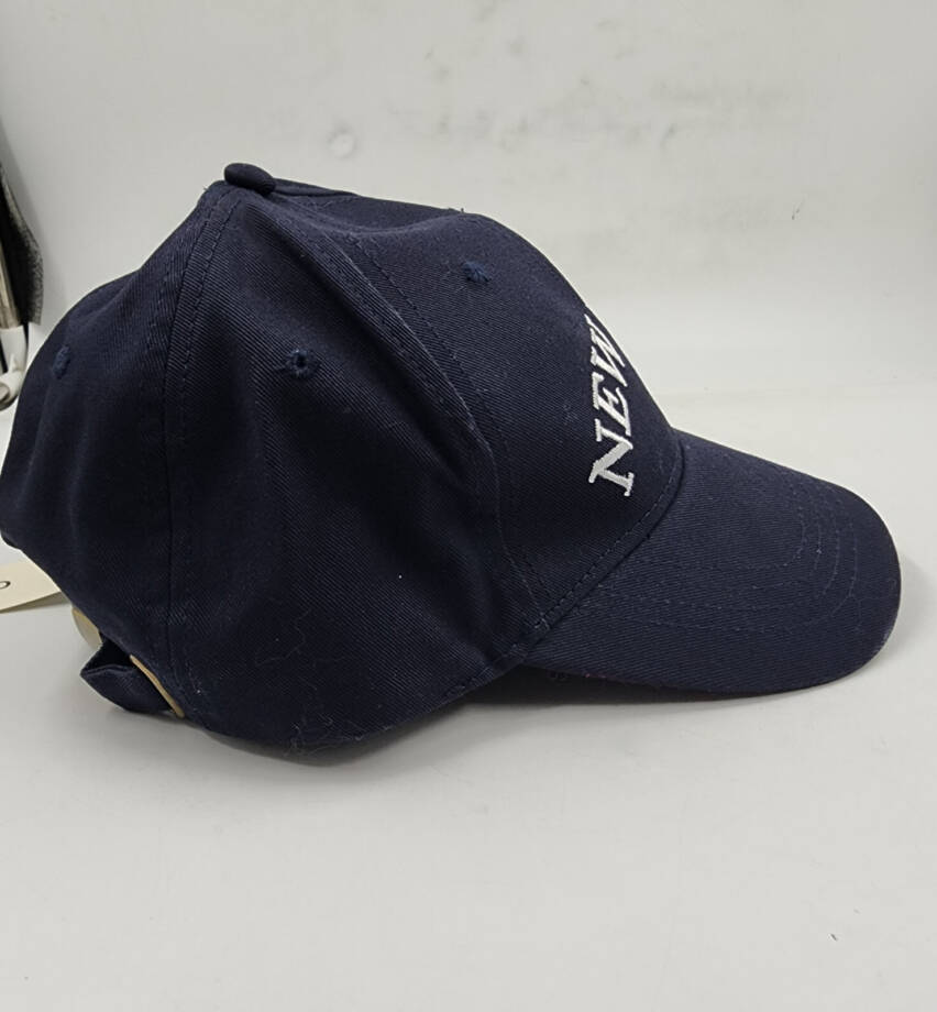 On 34th Conversational Baseball Cap Women's One Size Navy Embroidered