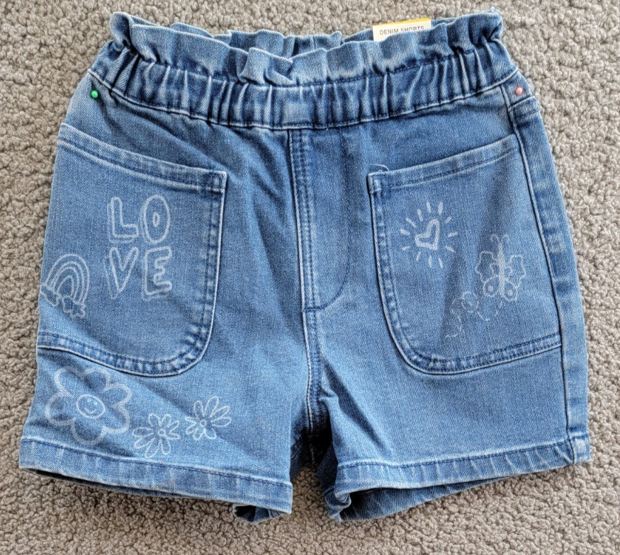 Epic Threads Scribble Paperbag Shorts Girls S Sketch Wash Patch Pocket Pull On