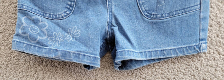 Epic Threads Scribble Paperbag Shorts Girls S Sketch Wash Patch Pocket Pull On
