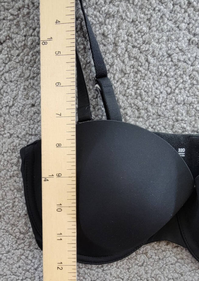 GapBody Everyday Essentials Multi-Way Bra Women's 32D True Black Back Closure