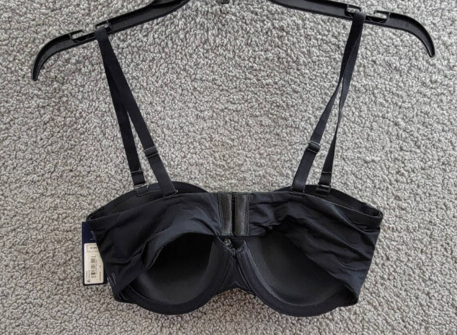 GapBody Everyday Essentials Multi-Way Bra Women's 32D True Black Back Closure