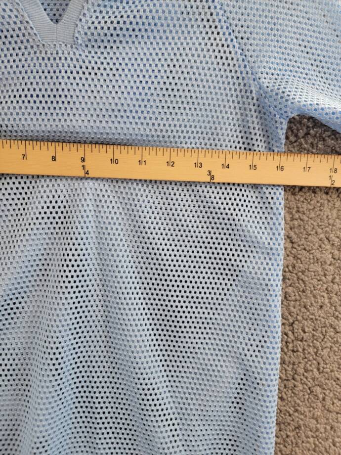 ID Ideology Mesh Long-Sleeve Hooded Cover-Up Big Girls M Skysail Blue Pullover