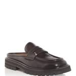 Marni Sabot Penny Loafer Mules Men's 42 Black Slip On