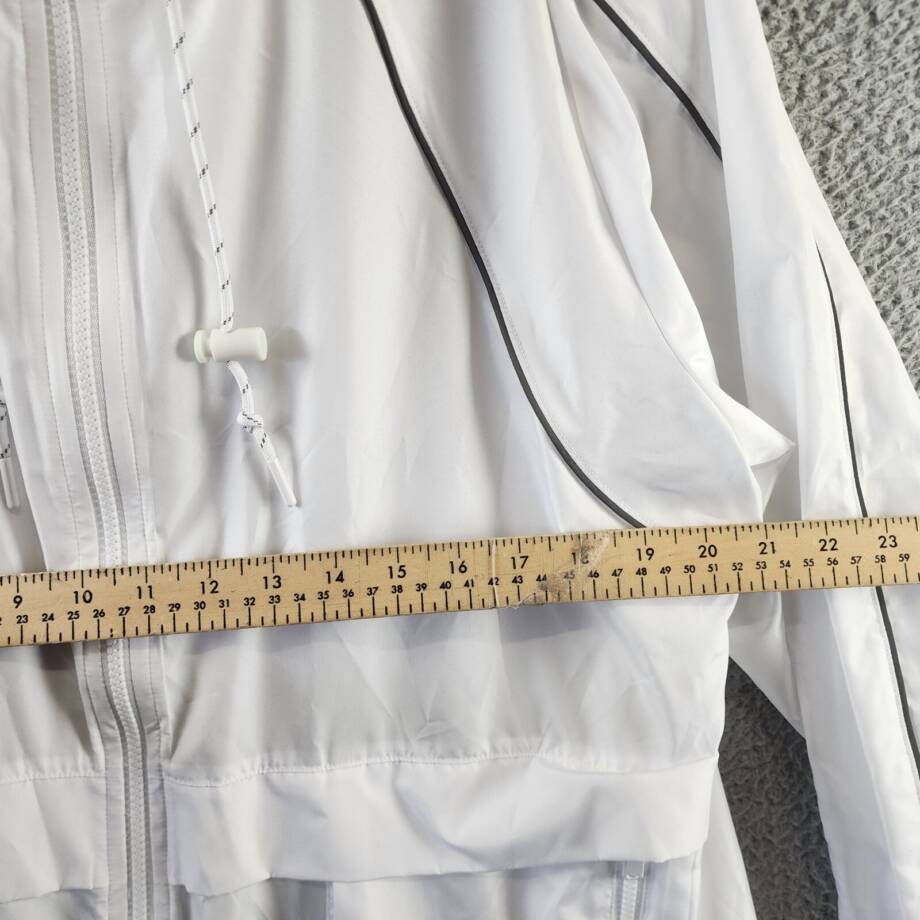 ID Ideology Plus Size Packable Zip-Front Hooded Jacket Women's 1X Bright White