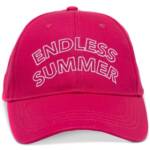 On 34th Conversational Baseball Cap Women's One Size Fuchsia Embroidered