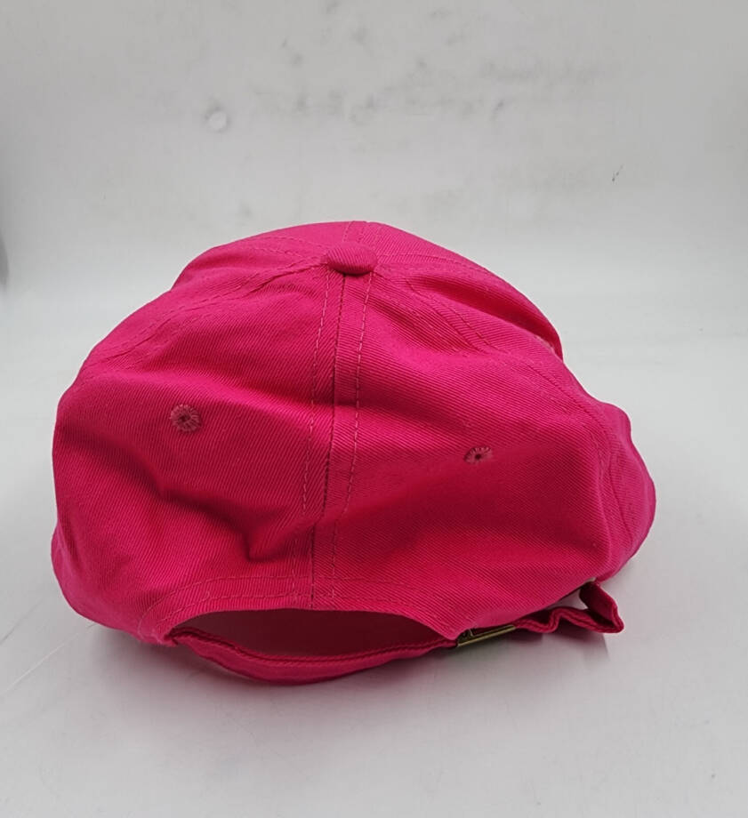 On 34th Conversational Baseball Cap Women's One Size Fuchsia Embroidered