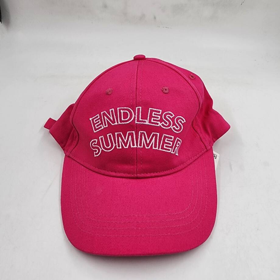 On 34th Conversational Baseball Cap Women's One Size Fuchsia Embroidered