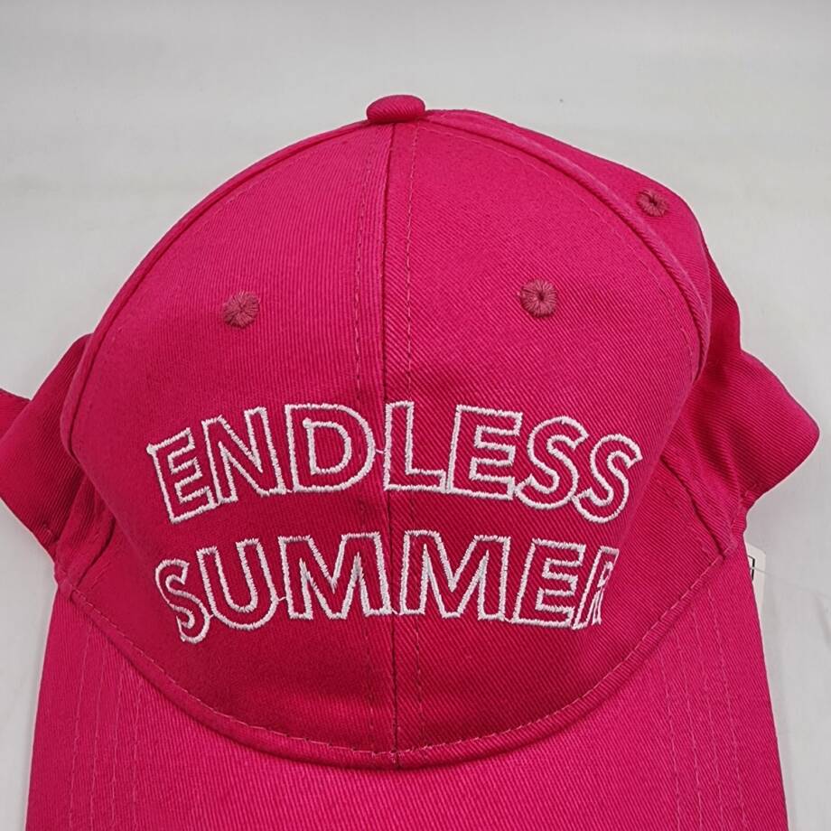 On 34th Conversational Baseball Cap Women's One Size Fuchsia Embroidered