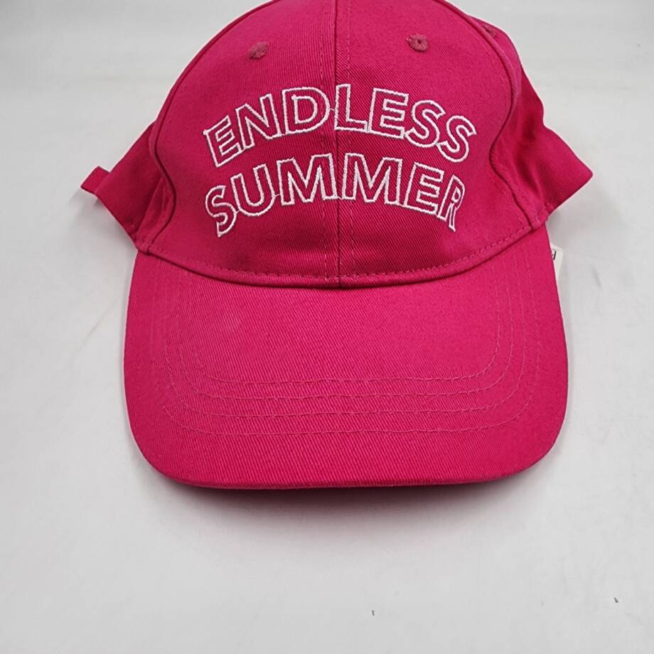 On 34th Conversational Baseball Cap Women's One Size Fuchsia Embroidered