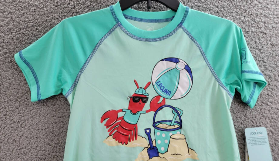 Laguna Cabana Printed Top Little Boys 7 Yucca Crew Neck Short Sleeve Pullover