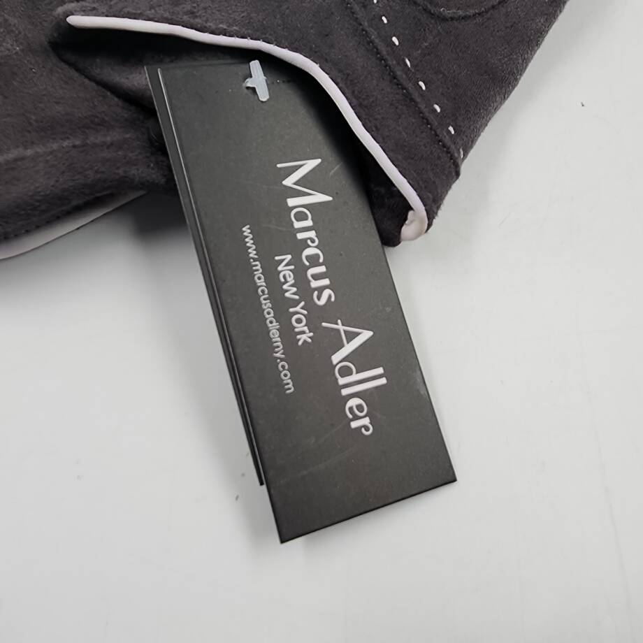 Marcus Adler Stitched Accent Faux Suede Touchscreen Glove Women's Gray