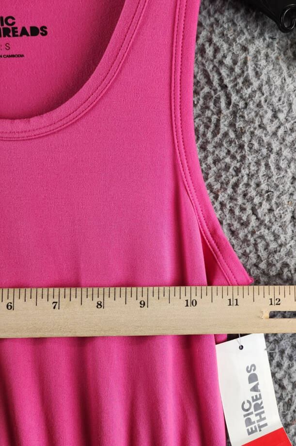 Epic Threads Solid Smocked Dress Big Girls S Pink Lightening Round Neck Pullover