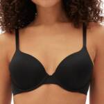 GAP GapBody Everyday Essentials T-Shirt Bra Women's 36D Black back Hook Closure