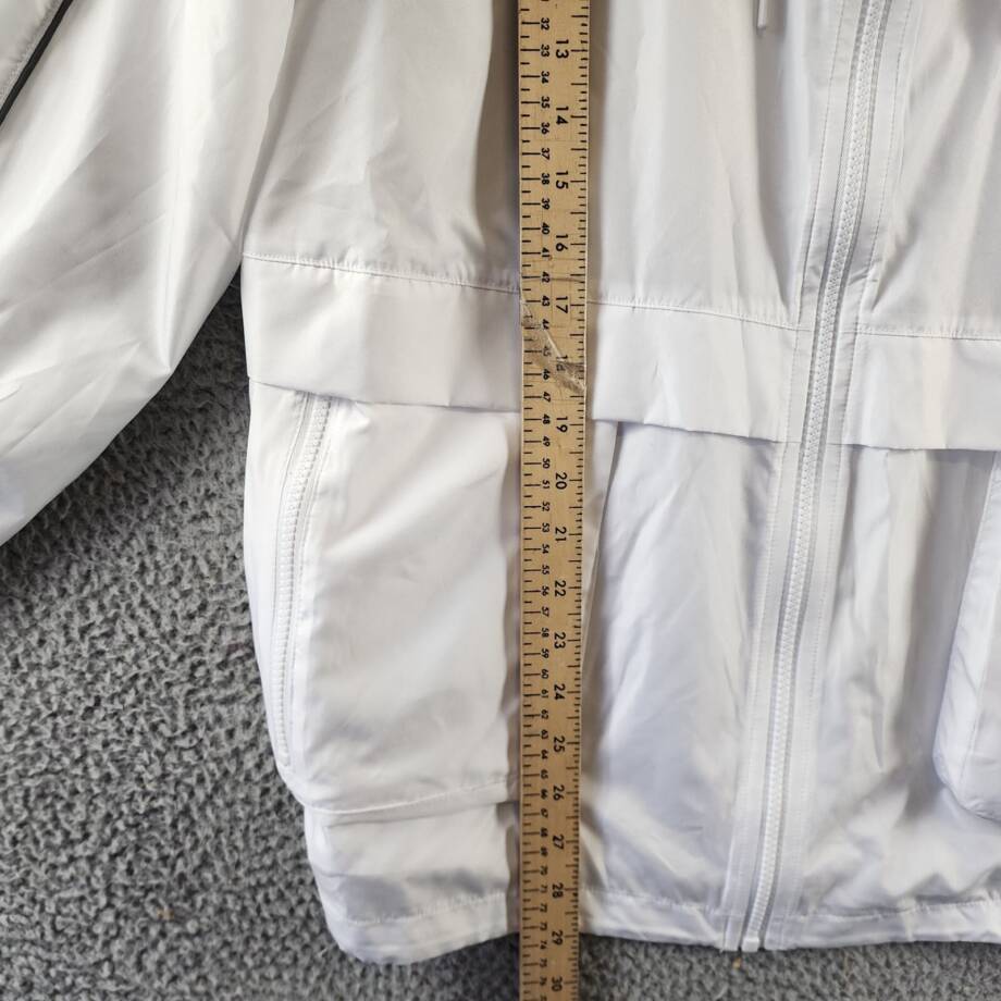 ID Ideology Plus Size Packable Zip-Front Hooded Jacket Women's 1X Bright White