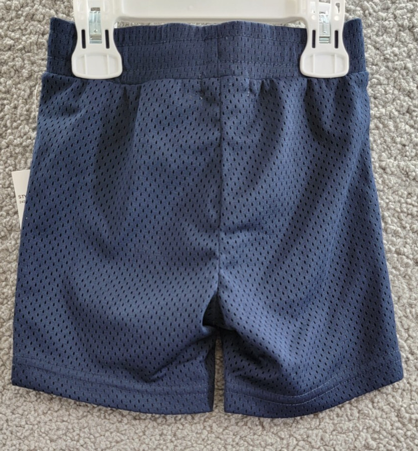 Miles the Label Mesh Shorts Toddler Boys' 2Y Navy Elastic Drawstring Waistband