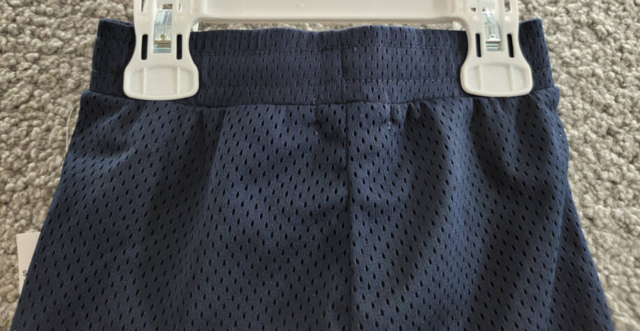 Miles the Label Mesh Shorts Toddler Boys' 2Y Navy Elastic Drawstring Waistband