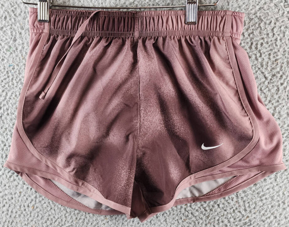 Nike Tempo Running Shorts Women's XS Smokey Mauve Drawstring Waistband Pull On~