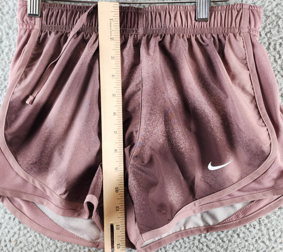 Nike Tempo Running Shorts Women's XS Smokey Mauve Drawstring Waistband Pull On~