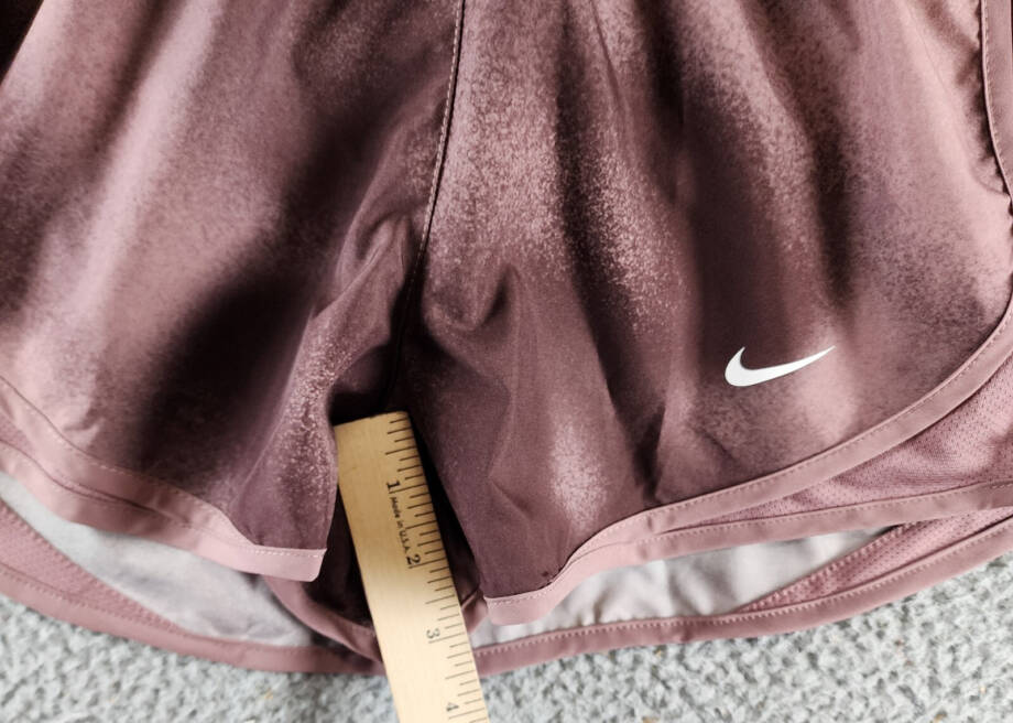 Nike Tempo Running Shorts Women's XS Smokey Mauve Drawstring Waistband Pull On~
