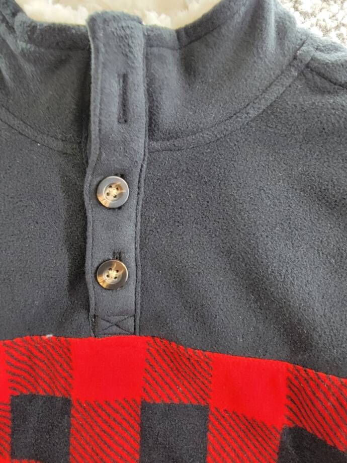 Carter's Buffalo-Check Fleece Jacket & Jogger Pants Set Baby Boys 24M Red/Black