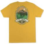 Columbia Heaven Explore Outdoors Graphic T-Shirt Men's S Mustard Crewneck S/S