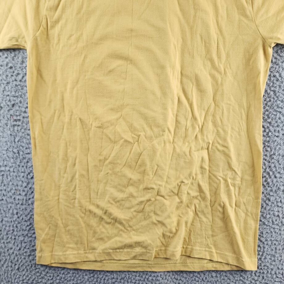 Columbia Heaven Explore Outdoors Graphic T-Shirt Men's S Mustard Crewneck S/S
