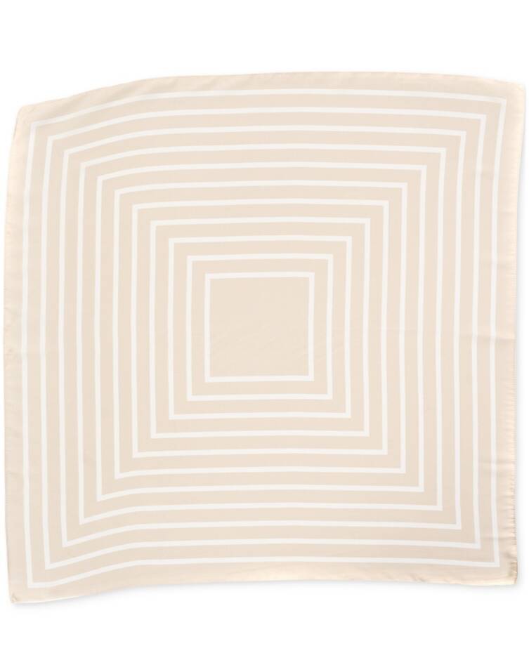 On 34th Striped Bandana Scarf Women's One Size Sand