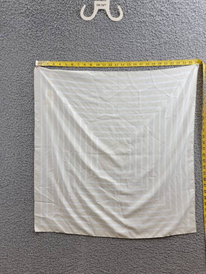On 34th Striped Bandana Scarf Women's One Size Sand