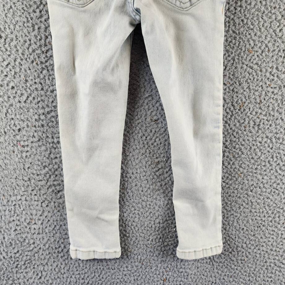 Cotton On Slim Fit Jeans Little Boys 4 Bells Light Blue Zip Fly Button Closure