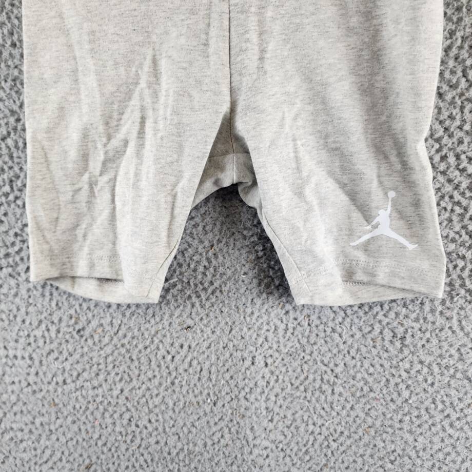 Jordan Essentials Bike Cycling Shorts Girls S 8/10Y Gray Pullon