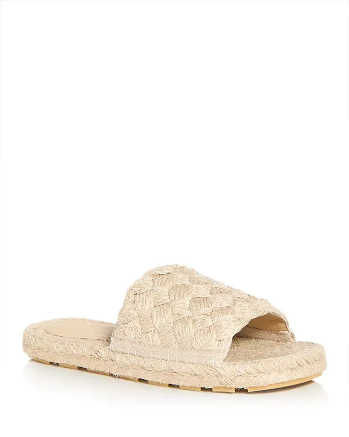 Bottega Veneta Jack Woven Espadrille Slide Sandals Women's 37/7US Maple Slip On