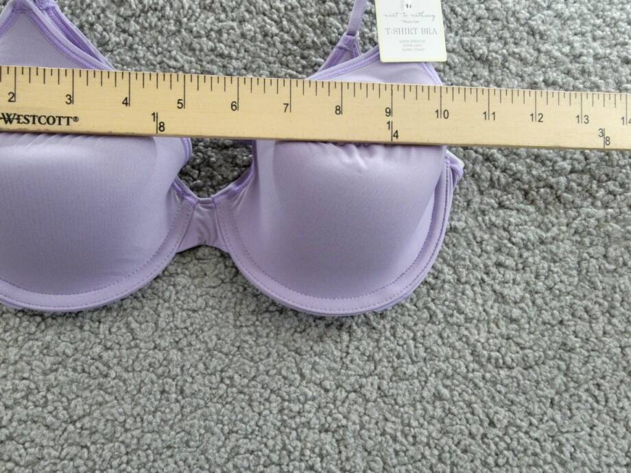 On Gossamer Next to Nothing Micro T-Shirt Underwire Bra Women's 32C Daybreak